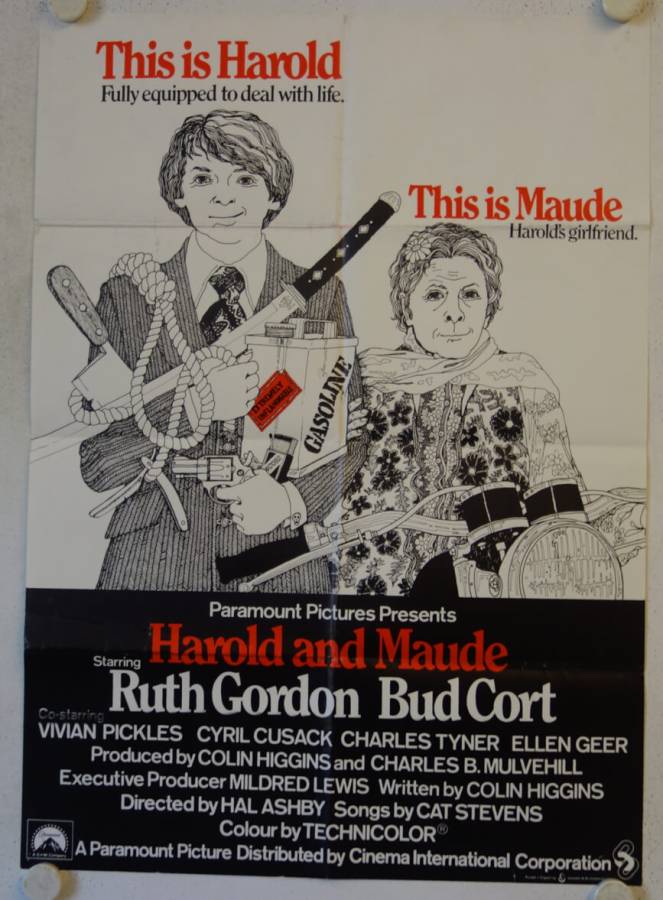 Harold und Maude originales deutsches Filmplakat